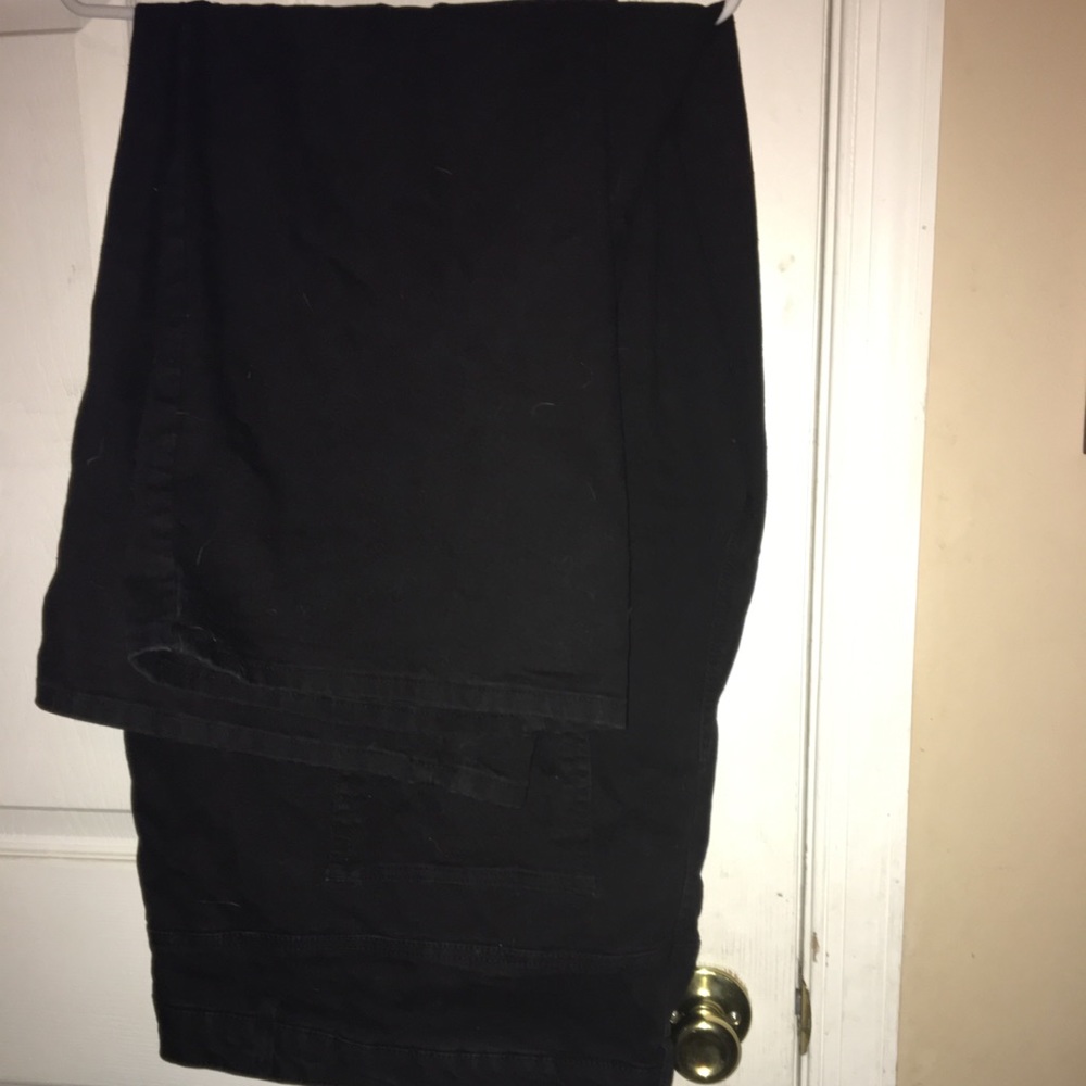 Woman Within size 36W wide leg jeans